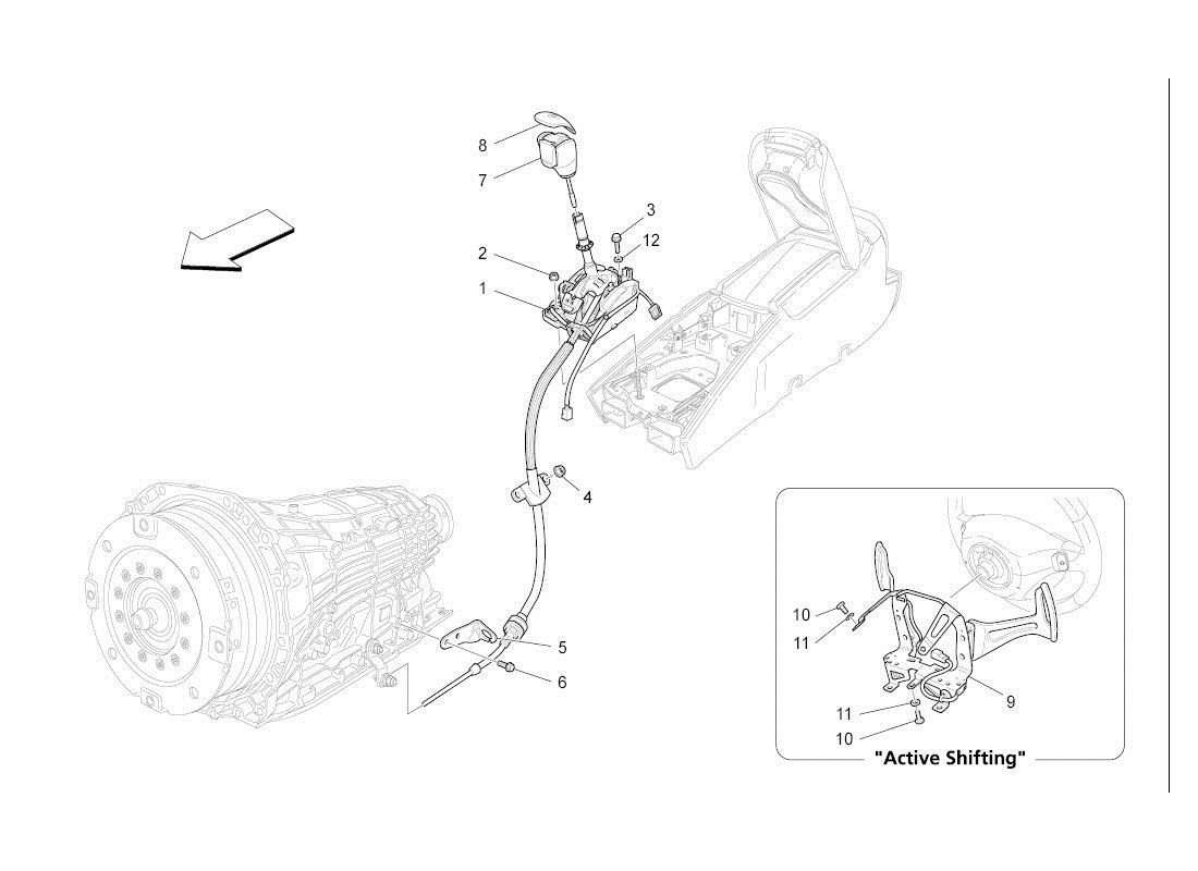 Driver Controls For Automatic Gearbox