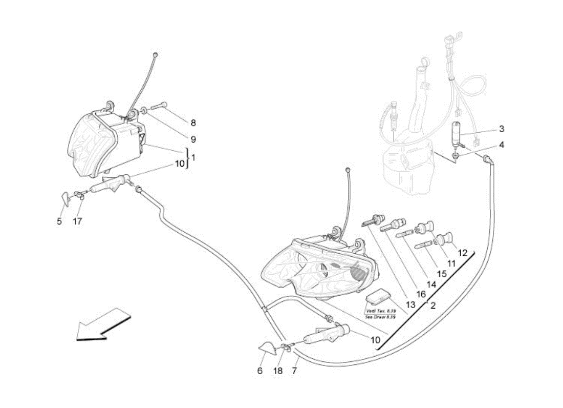 Headlamp clusters