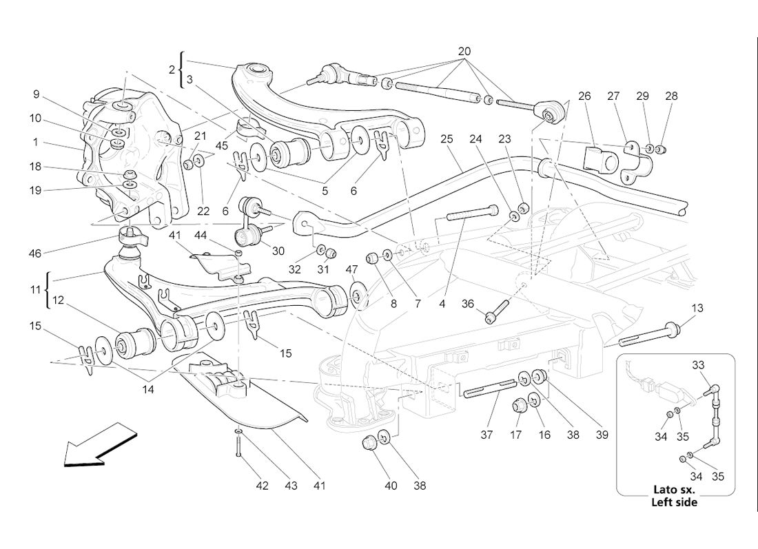 Rear suspension