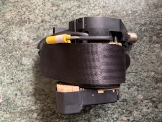67307090 RHF Seatbelt Nero Black