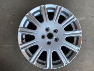 18 Inch "11 Spoke" wheel set reconditioned "Silver"